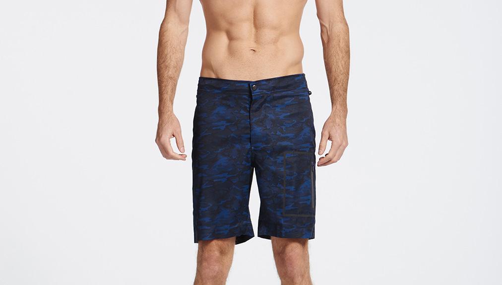 Mack Weldon Men's Swim Board Short For beach days and poolside.